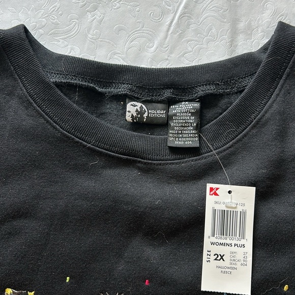 Holiday Editions Halloween Sweatshirt Size 2X - Picture 4 of 5